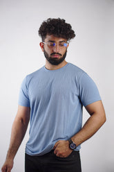 Poplin Cool T-Shirt - Light Blue